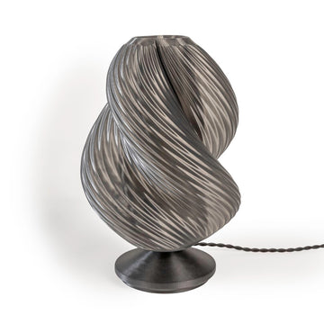 Gema 13.5" Mid-Century Coastal Plant-Based PLA 3D Printed Dimmable LED Table Lamp - JONATHAN Y